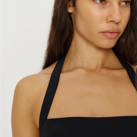 NWT Reformation Alli Silk Midi Dress in Black Size 4 - Picture 2 of 10